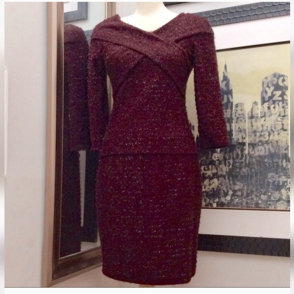 Vintage Joseph Ribbkoff 2 Piece Knit Suit